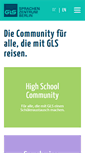 Mobile Screenshot of gls-community.de